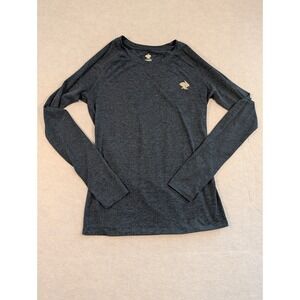 Rabbit EZ Tee Running Women XS Navy Blue Long Sleeve Performance Shirt Excellent